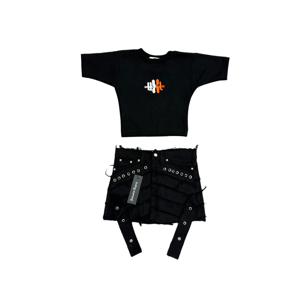 UXL “Steeze Authority” Rebel Skirt Set)