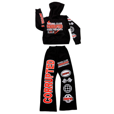 CORRUPTED RACER UNIFORM – Red Edition (Full Set)