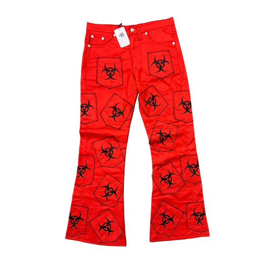 BIOHAZARD FLARED JEANS