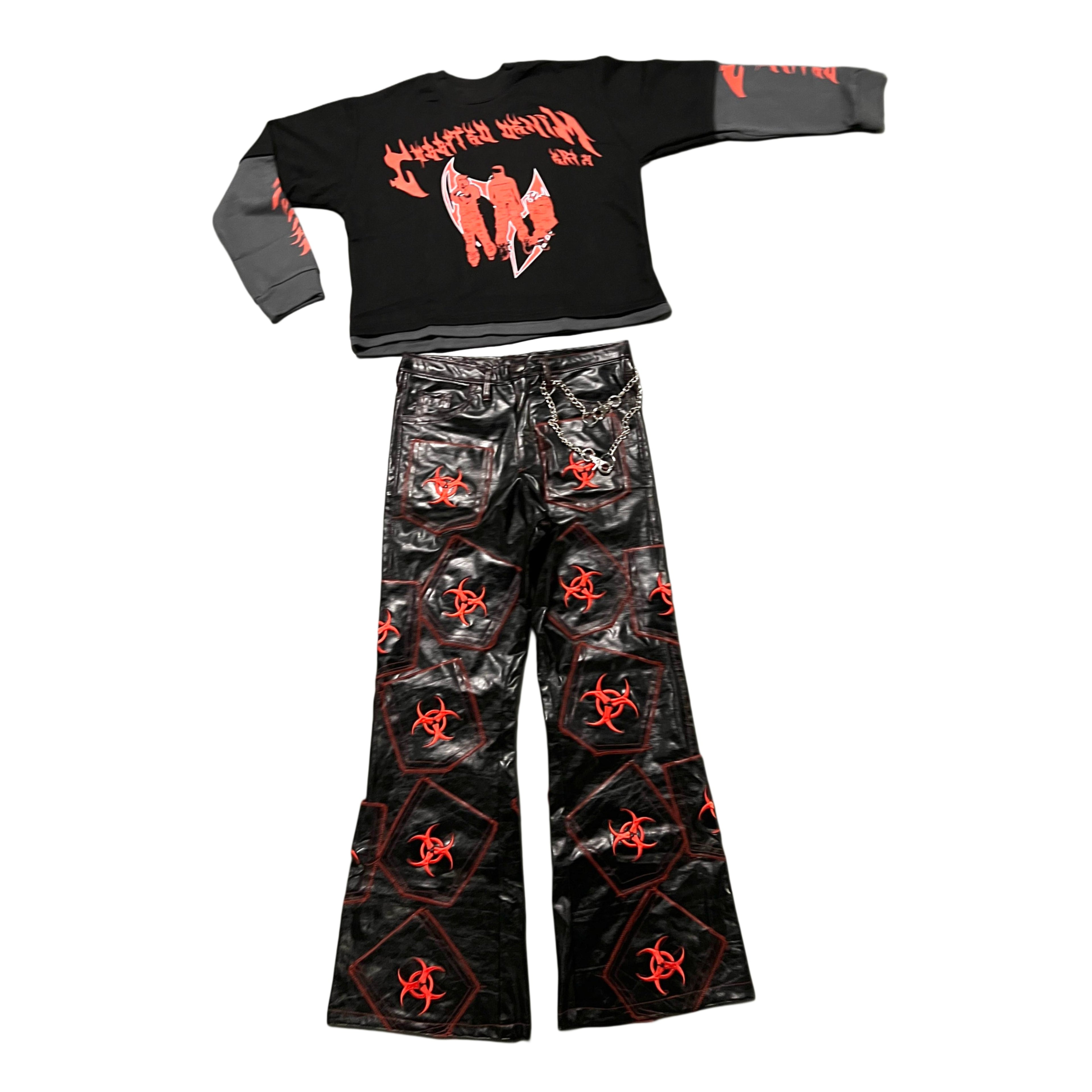CORRUPTED DENIM GRIMMER OUTFIT