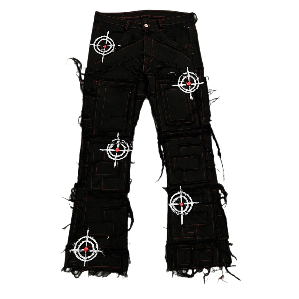 BULLS EYE  DISTRESS PATCHWORK