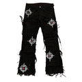 BULLS EYE  DISTRESS PATCHWORK