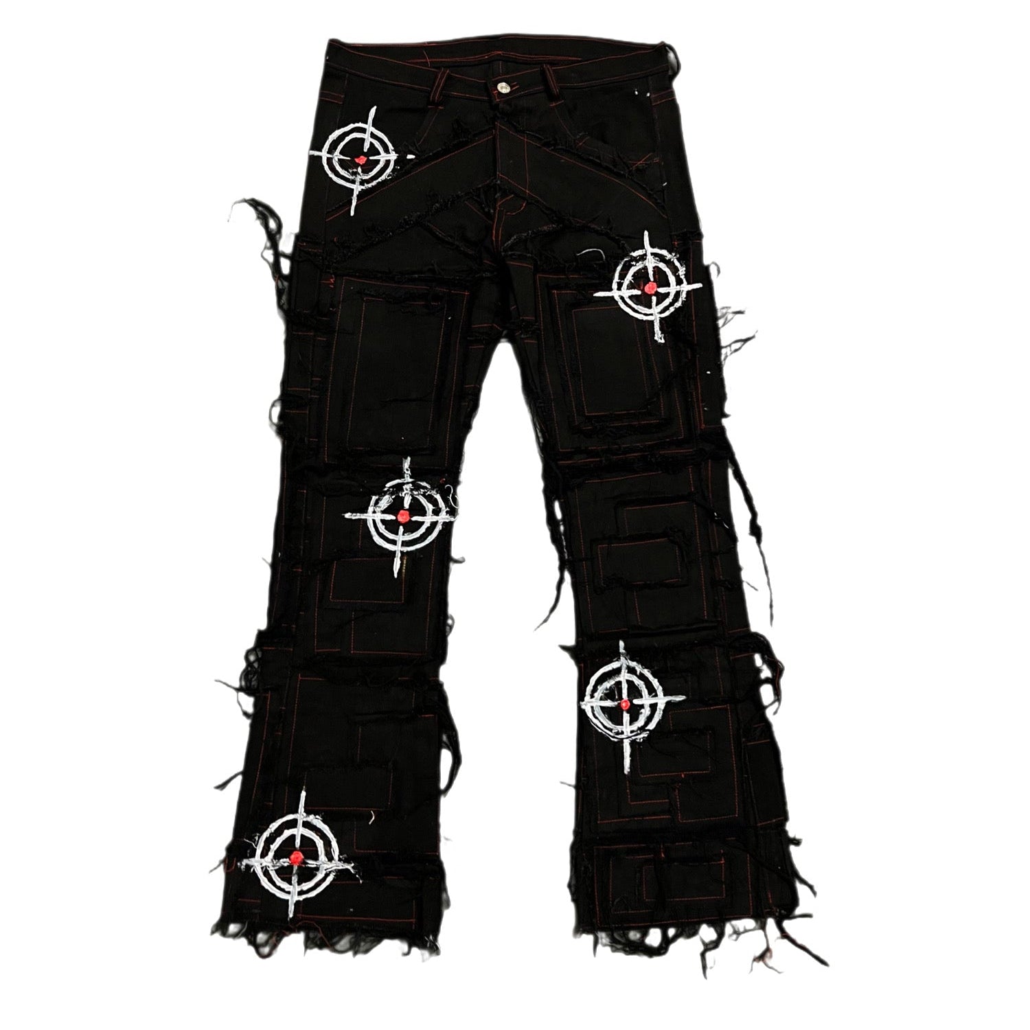 BULLS EYE  DISTRESS PATCHWORK