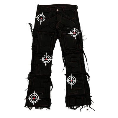 BULLS EYE  DISTRESS PATCHWORK